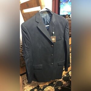 Joseph Abboud Blazer Mens 22R Blue Wool Executive Fit Sport Coat Suit Jacket NEW